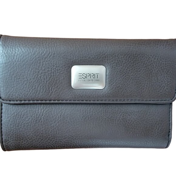 Esprit Tri Fold Organizer Envelope Clutch Wallet - Picture 1 of 14